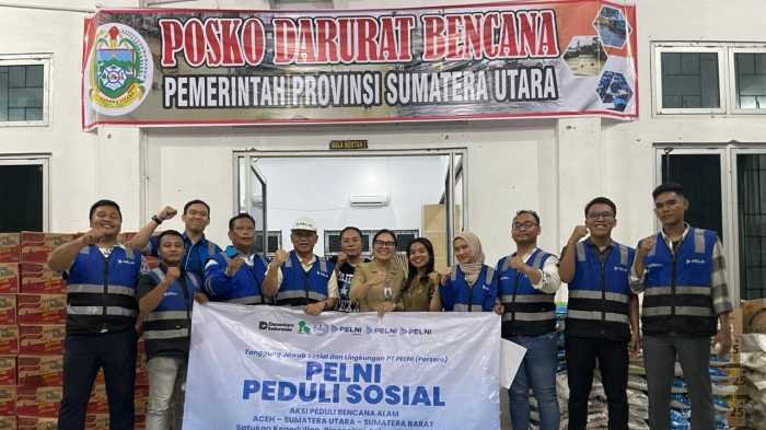 PELNI Salurkan Bantuan Darurat untuk Korban Banjir Bandang di Sumatera Utara dan Sumatera Barat