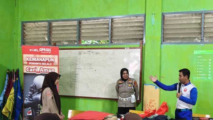 Asmo Sulsel dan Polres Parepare Kolaborasi Gelar Edukasi Safety Riding untuk Siswa SMKN 3 Parepare