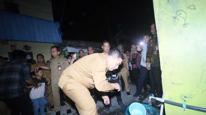 Akhirnya Warga Jalan Titang Makassar Bisa Nikmati Air Bersih PDAM