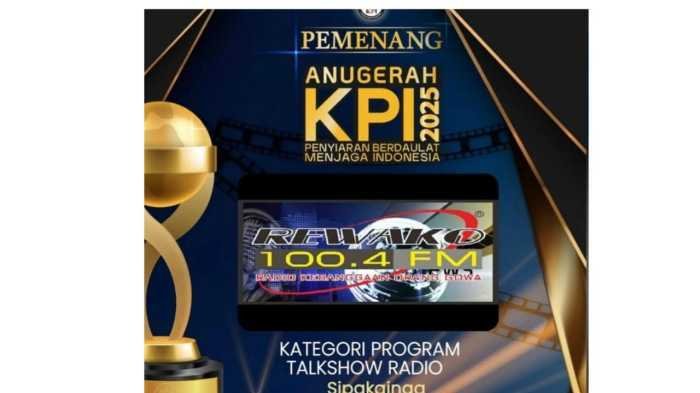 Talkshow Sipakainga Radio Rewako Gowa FM Raih Penghargaan KPI Award 2025