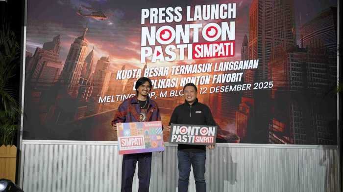 Telkomsel Luncurkan Program Nonton Pasti SIMPATI, Hadirkan Paket Spesial Kuota Besar Sambut Nataru