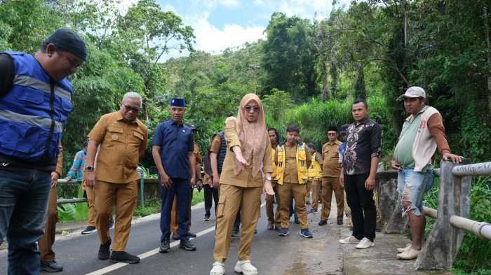 Bupati Gowa Tinjau Jalan di Kecamatan Biringbulu, Pengerjaan Poros Ko'mara-Batumenteng Dijadwalkan 2026