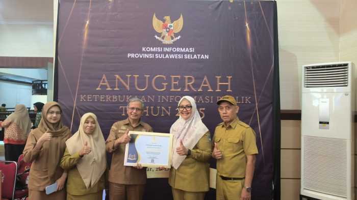 Pemkab Gowa Raih Penghargaan KIP Sulsel Untuk Kategori Cukup Informatif  