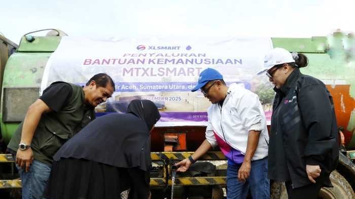 Karyawan XLSMART Salurkan Bantuan Banjir dan Longsor di Sumatra, Jangkau Aceh hingga Sumatera Utara
