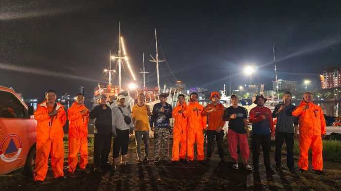 5 Purnawirawan TNI Terombang-ambing di Laut Makassar Akibat Mesin Rusak di Tengah Ombak Tinggi, Berhasil Selamat