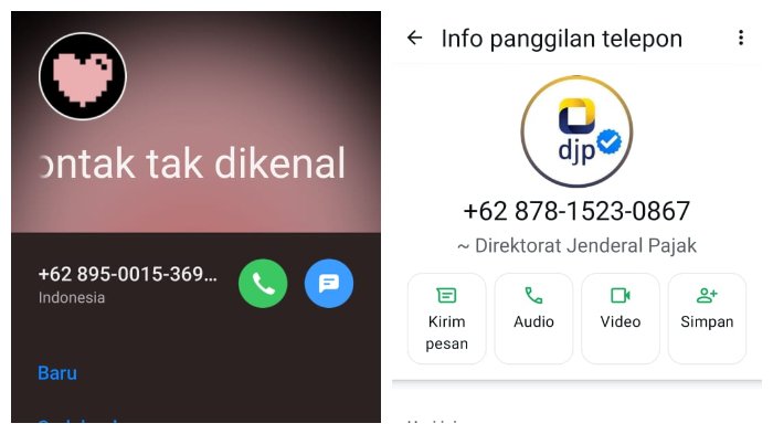 Waspada Penipuan! Nomor 0895001536947 dan 087815230867 Ngaku dari Pajak Minta Data Terkait Perubahan Data NPWP