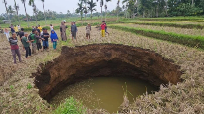 Sinkhole di Limapuluh Kota Terus Bergerak, Badan Geologi Ungkap Ancaman Laten di Lahan Pertanian