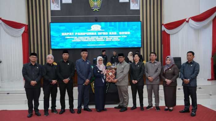 Optimalkan Pengelolaan Aset,  Pemkab Gowa dan DPRD Tetapkan Ranperda Pengelolaan Barang Milik Daerah