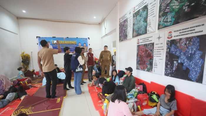 Ratusan Warga Mengungsi di Biringkanaya, Munafri Pastikan Perlindungan Kelompok Rentan dan Layanan Kesehatan Siaga