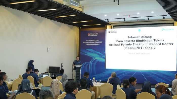Pelindo Regional 4 Perkuat Tata Kelola Arsip Digital Lewat Bimtek Aplikasi P-ERCENT Tahap II