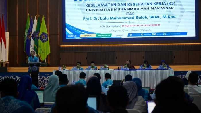 Unismuh Makassar Perkuat Budaya K3 Menuju Kampus Berstandar Internasional