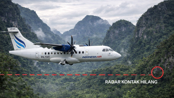 VIDEO: Tim Pencari di Helikopter Caracal TNI AU Lihat Badan dan Ekor Pesawat IAT ATR 42-500