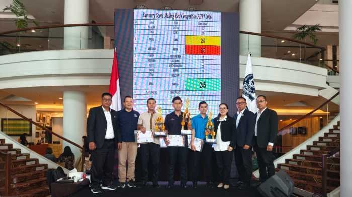 The Rinra Makassar Raih Juara 1 Making Bed Competition di HORE EXPO 2026