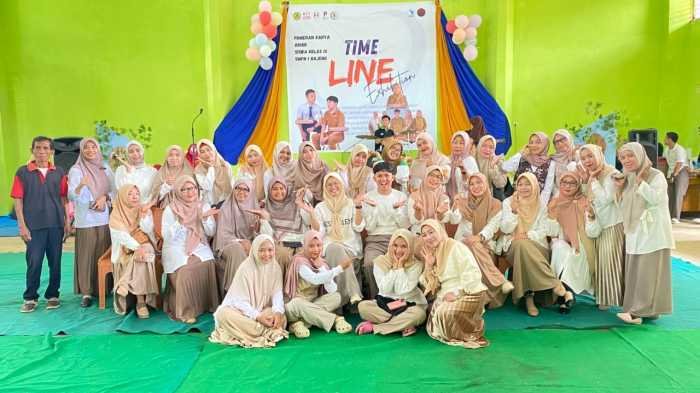 Ratusan Siswa SMPN 1 Bajeng Tampilkan Karya Seni dan Pameran Bertema 