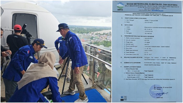 BMKG Rilis Hasil Hisab Awal Ramadan 2026 Sulsel, Kriteria Hilal Belum Terpenuhi di Sulsel