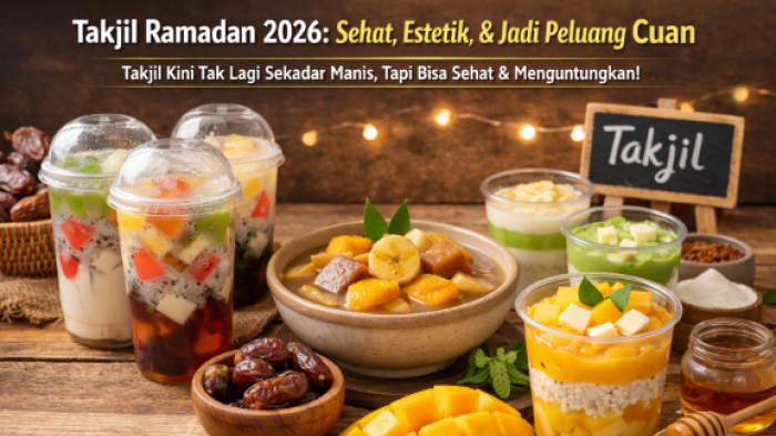 Tren Takjil Ramadan 2026: Bukan Sekadar Manis, Kini Sehat, Estetik, dan Siap Jualan