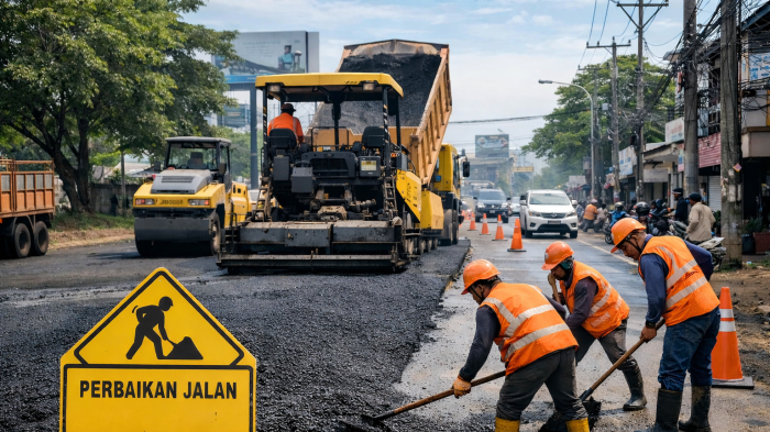 Perbaikan Jalan Hertasning-Aroepala 2026 Dikebut, Pemprov Sulsel Prioritaskan Drainase agar Aspal Tahan Lama