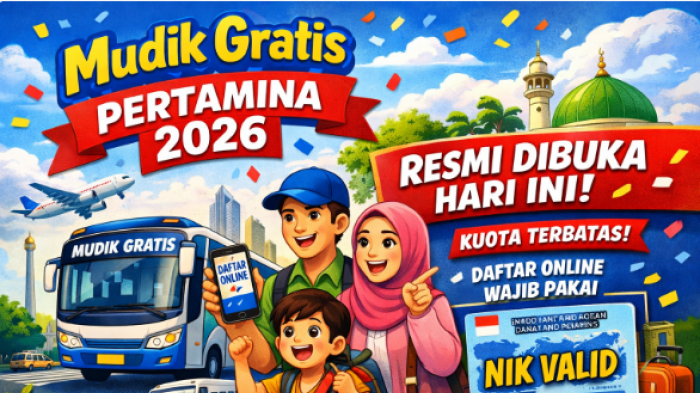 Mudik Gratis Pertamina 2026 Buka Hari Ini, Catat Syarat Penting agar Tak Gagal Daftar
