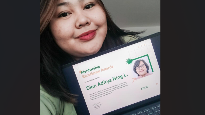 Dian Aditya Ning Lestari Berbagi Pengalaman sebagai Mentor di Mestara Perempuan Berdaya