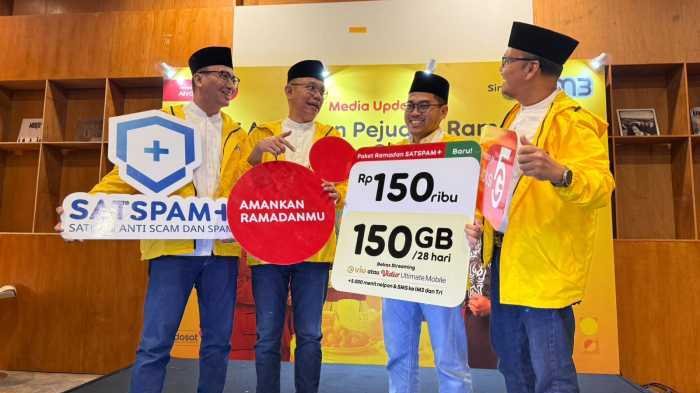 Gandeng Sal Priadi IM3 Sosiaslisasikan Kecanggihan Satspam+, Lindungi Pelanggan dari Penipuan Termasuk via WhatsApp