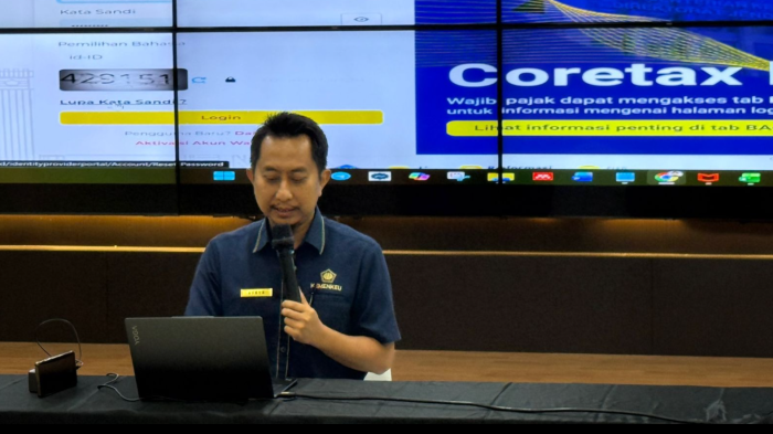  DJP Sulselbartra Ajar Cara Isi SPT Pajak Pakai Coretax ke Perwakilan Media di Makassar