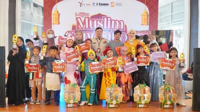 Serunya Gelaran Muslim Generation I-Class by Indry Wijaya, 60 Anak Ikut Lomba Dai, MC, dan Fashion Show