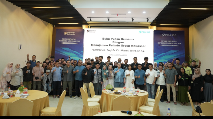 Pelindo Regional 4 Buka Puasa Bersama Pedagang Asongan di Pelabuhan Makassar, Pererat Kebersamaan Ramadan