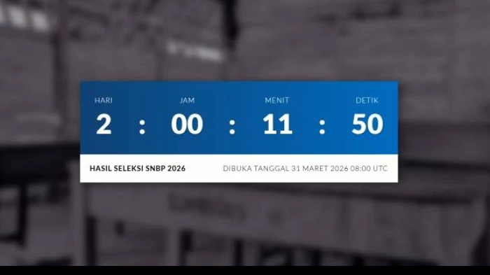 Countdown SNBP 2026 Jadi Andalan Siswa, Begini Cara Pantau dan Cek Hasil Kelulusan