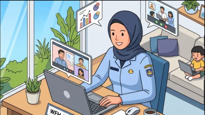 WFH ASN Pemda Setiap Jumat, Pemerintah Dorong Efisiensi Anggaran dan Percepatan Digitalisasi