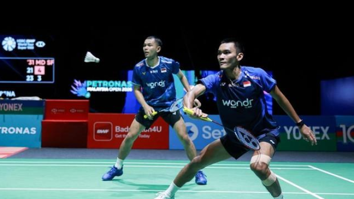 Fajar Alfian Tampil Dominan di Depan Net, Jadi Kunci Kemenangan Fajar/Fikri di BAC 2026