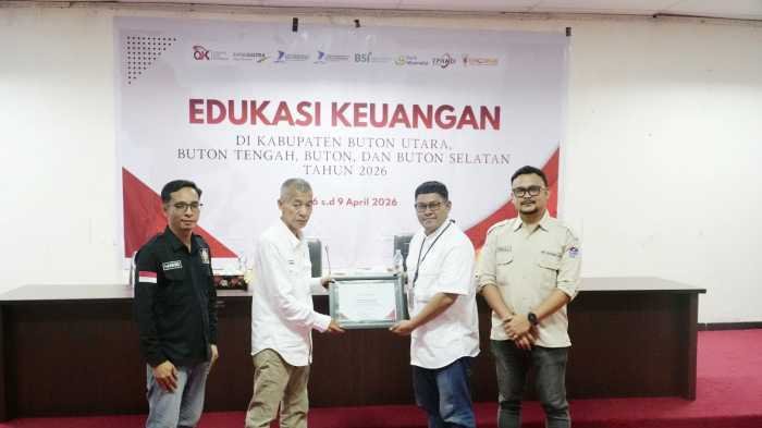 OJK Sultra Gencarkan Edukasi Keuangan di Kepulauan Buton, Sasar 428 Peserta
