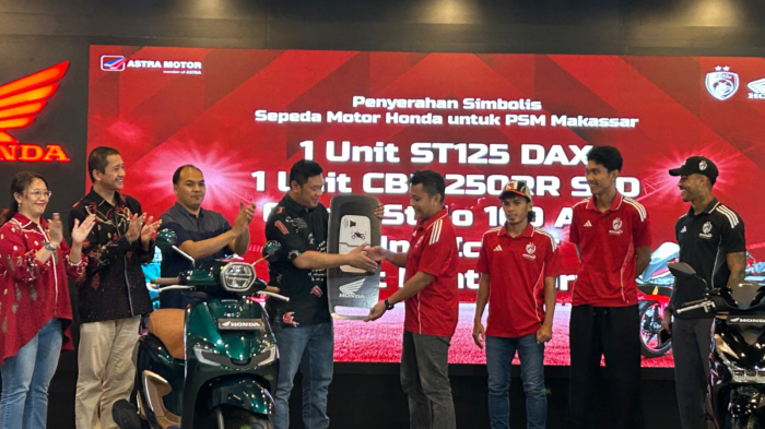 PSM Makassar Dapat 15 Motor dari Asmo Sulsel, Beat hingga ST135 DAX dan CBR 250RR