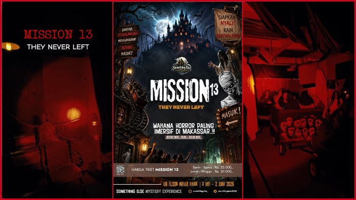 Rasakan Kengerian yang Nyata di Wahana Horor MISSION 13, Hadir di Nipah Park Makassar