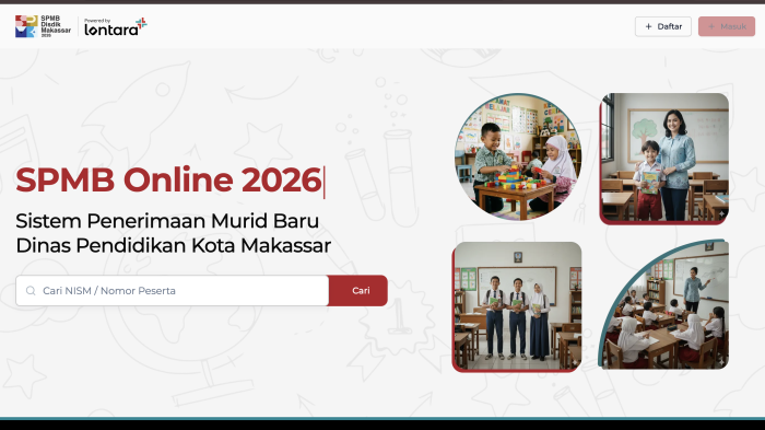 Disdik Makassar Resmi Buka SPMB 2026, Ini Cara Daftar Tingkat TK, SD, dan SMP
