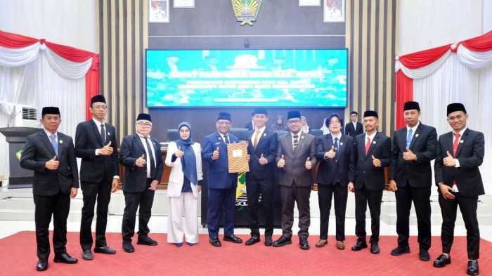 Sekda Gowa Hadiri Rapat Paripurna Penyampaian LKPJ Bupati Gowa TA 2025