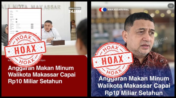 Beredar di Medsos Anggaran Rp10 Miliar Makan Minum Wali Kota Makassar, Pemkot Tegaskan Hoax