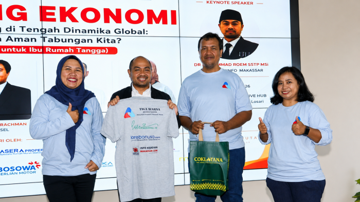 Kadis Kominfo Makassar Apreasi Bincang Ekonomi Tiga Warna, Nilai Ibu-ibu Wajib Tahu Keuangan Digital