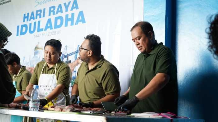 Pelindo Jasa Maritim Tebar 23 Sapi dan 7 Kambing Kurban di 13 Provinsi