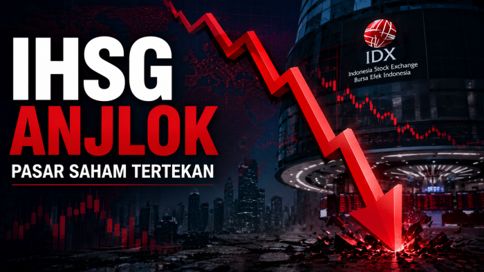 IHSG Anjlok ke Level Terendah! Nyaris 5 Persen