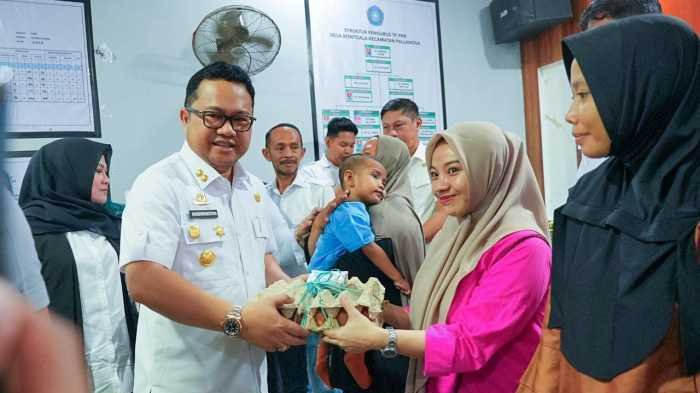 Langkah Nyata Pemkab Gowa Tangani Stunting, Wakil Bupati Turun Langsung Salurkan Bantuan ke Desa dan Kelurahan 