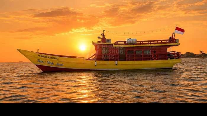 Pete-pete Laut Makassar Resmi Uji Coba, Layani Rute Pulau Barrang Lompo hingga Bonetambu
