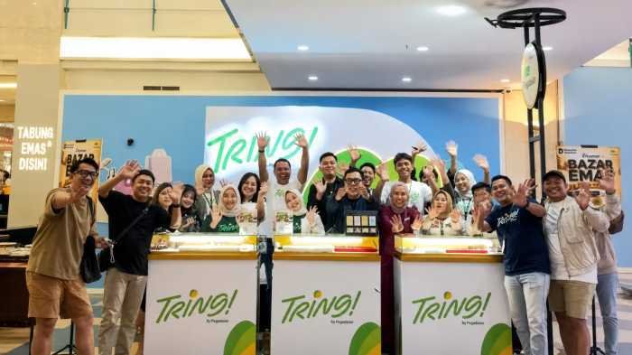Tring It Up dari Pegadaian Hadir di MaRI, Tawarkan Kemudahan Investasi Emas Digital Lewat Aplikasi Tring!