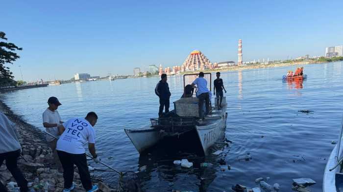 Novotel Sukses Kumpul 350 Kg Sampah di Losari