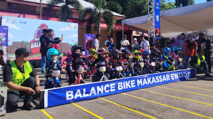 171 Rider Cilik Ramaikan Balance Bike Makassar Championship 2026, Peserta Ada dari Jawa, Palu, hingga Kalimantan