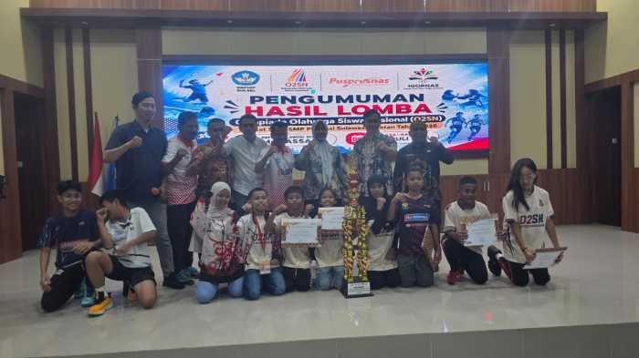 Kota Makassar Juara Umum O2SN Sulsel 2026, Raih 11 Medali Emas dan Lolos ke Tingkat Nasional