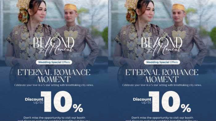 The Rinra Makassar Tawarkan Diskon Paket Pernikahan hingga 10 Persen di Wedding Exhibition Claro Hotel