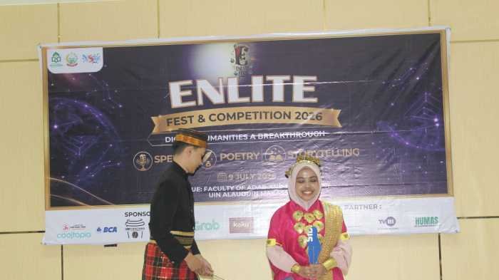 Pelajar SMA se-Sulsel Unjuk Kemampuan Bahasa Inggris di ENLITE Fest 2026 UIN Alauddin Makassar