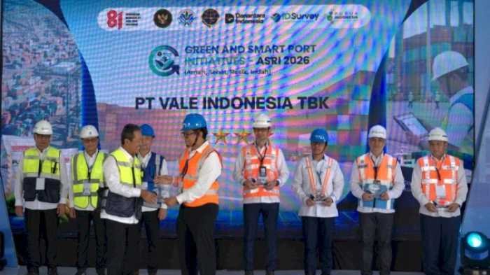 PT Vale Raih Penghargaan Green and Smart Port Initiatives ASRI 2026 Berkat Pelabuhan Balantang Ramah Lingkungan