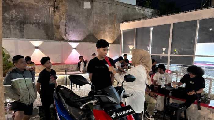 Nakama Fest Hadir di Kafe di Kendari, Buka Kesempatan Anak Muda Coba Langsung Honda BeAT