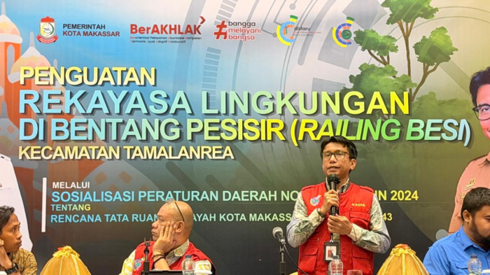 Distaru Makassar Luncurkan Inovasi Railing Besi, Awasi Pelanggaran Tata Ruang Berbasis Digital